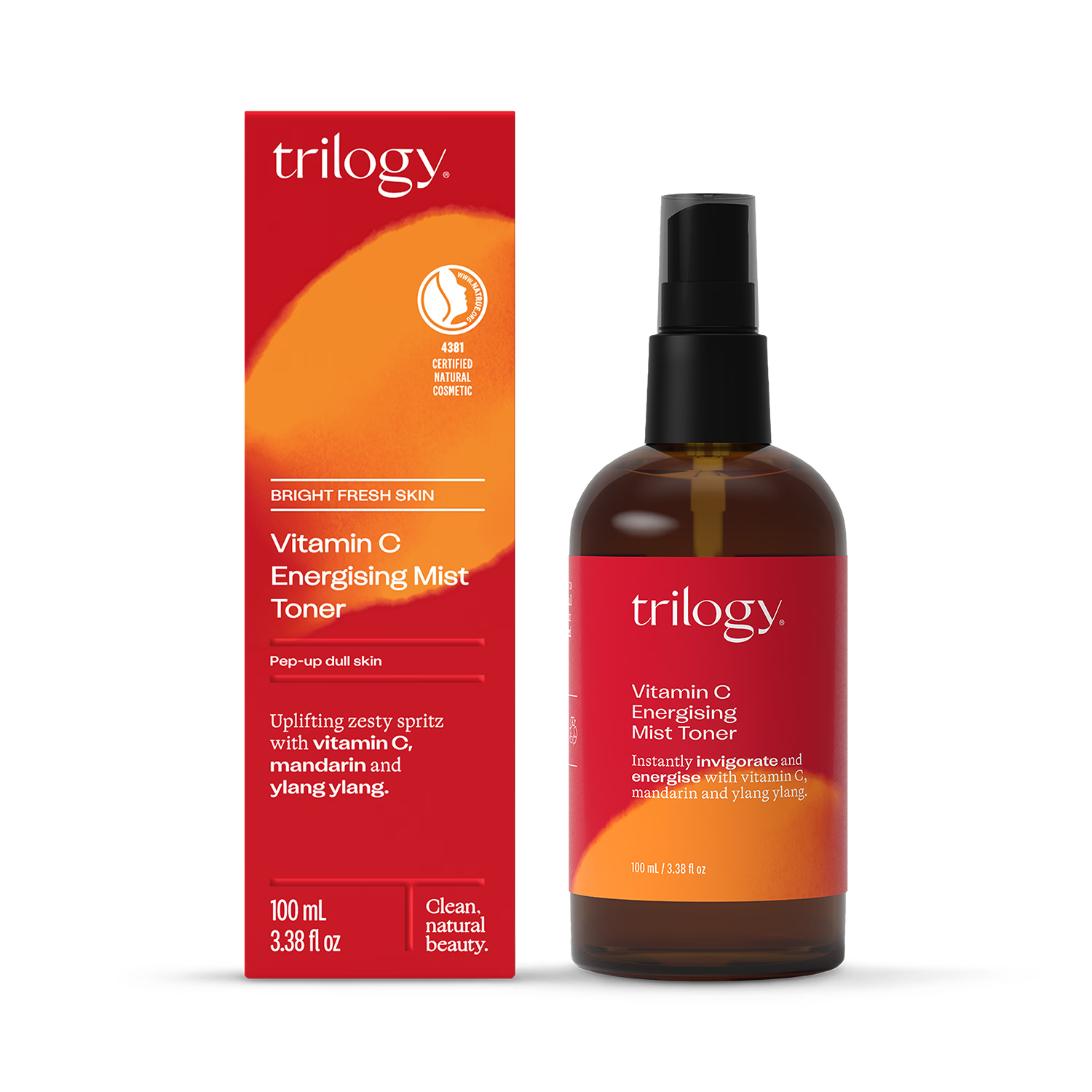 Trilogy Vitamin C Energising Mist Toner 100ml (British brand)