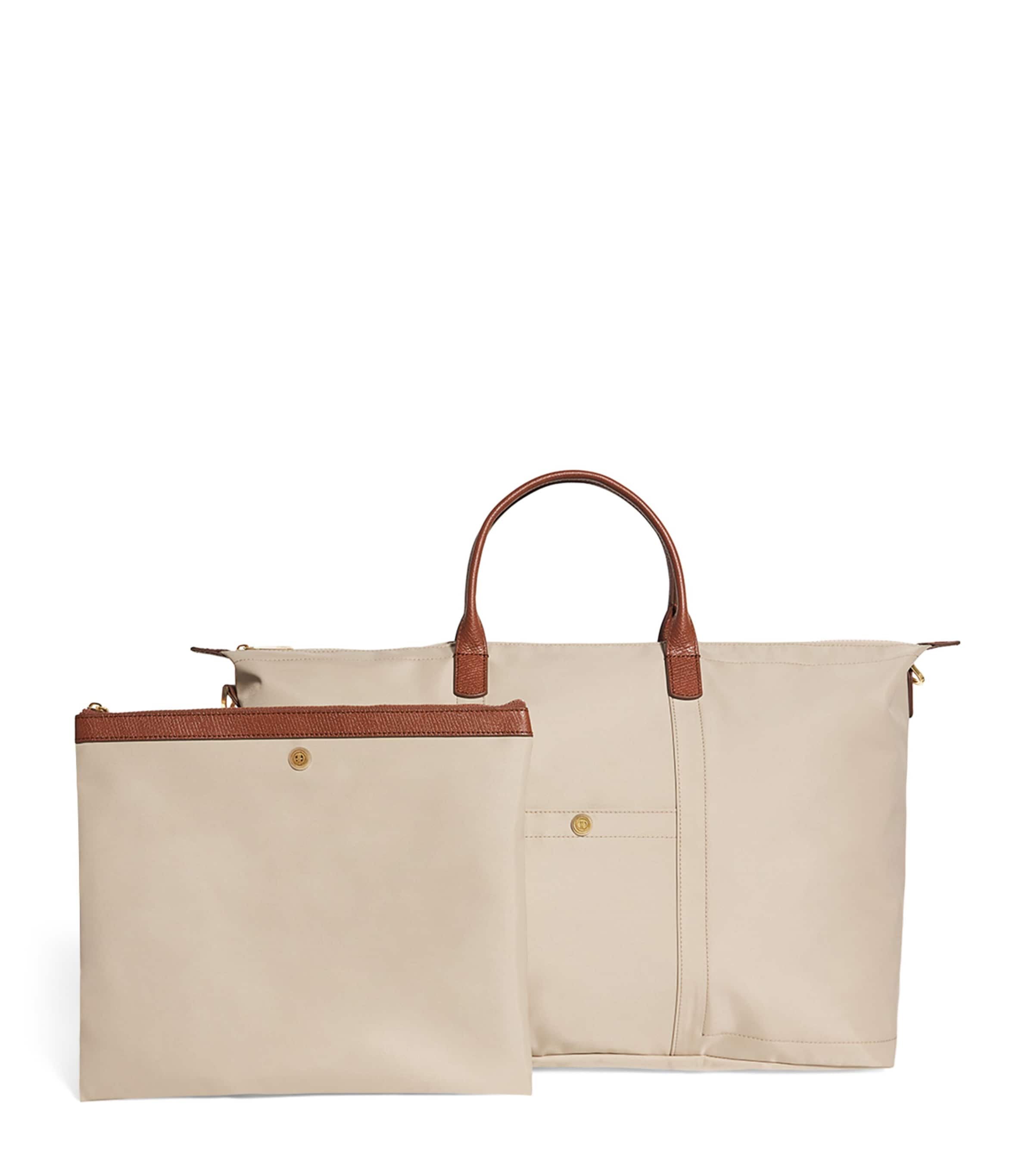 Harrods nylon overnight tote bag, UK version