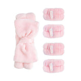 Brushworks Cleanser Duo Set Microfibre Headband Wrist Bands - British product