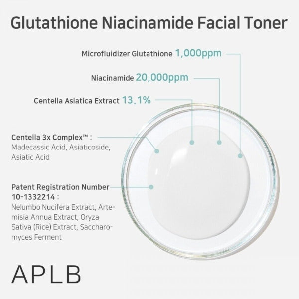 APLB Glutathione Niacinamide Facial Toner - British product