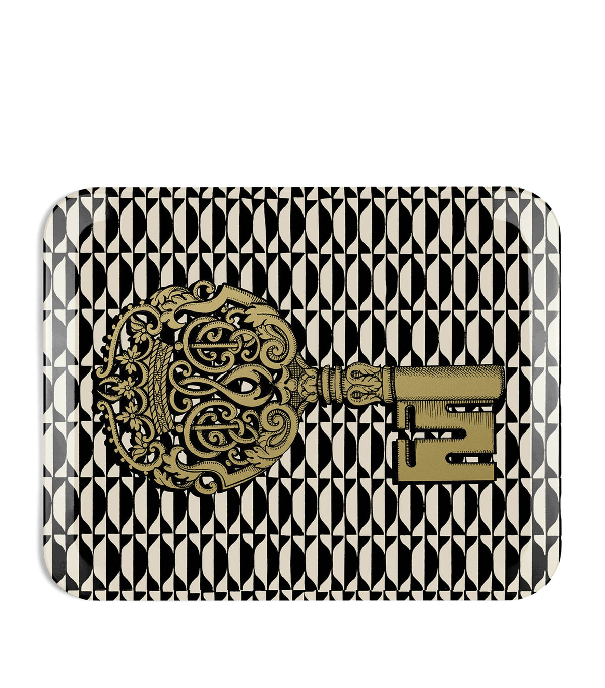 Fornasetti Chiavi and Losanghe Tray (60cm x 48cm)