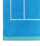Christy Wimbledon Tennis Court bath towel 70cm x 133cm - British product