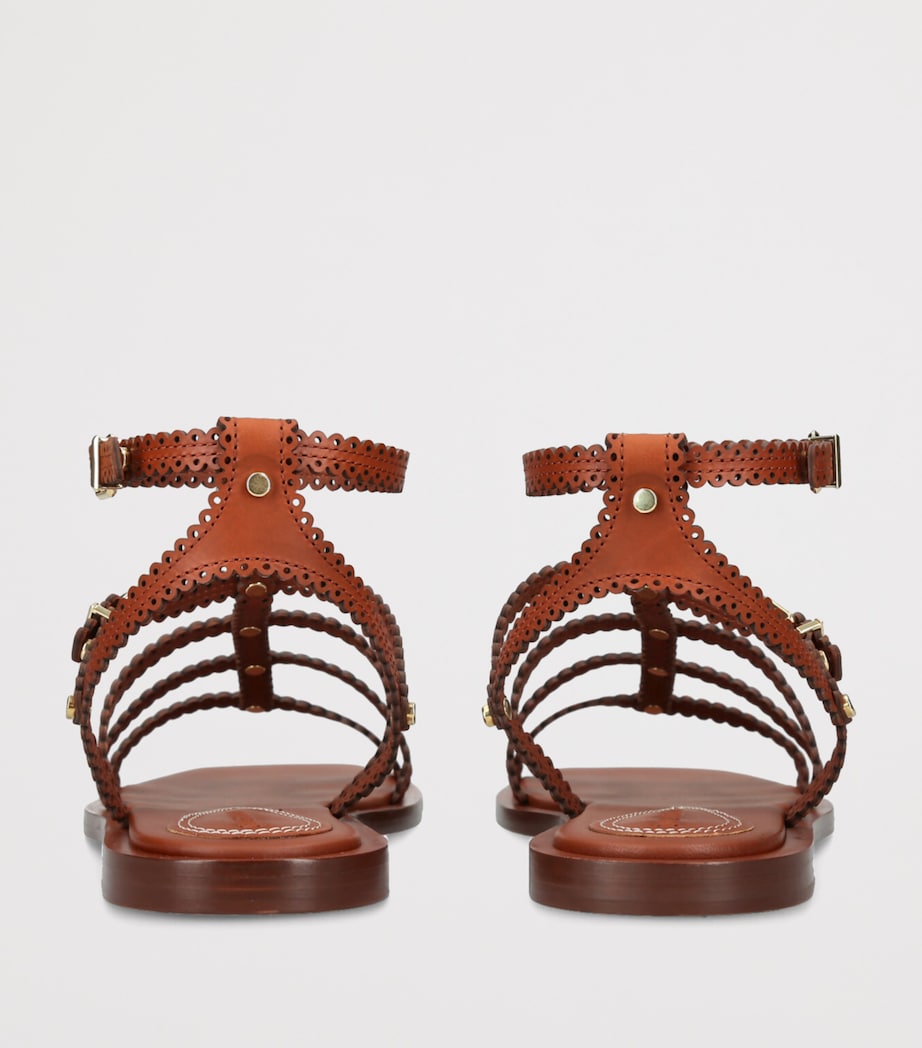 Zimmermann Goldie leather sandals (British brand)