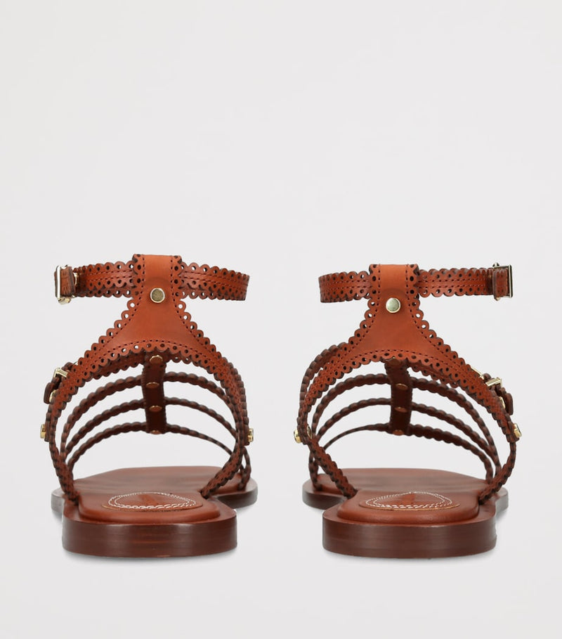 Zimmermann Goldie leather sandals (British brand)