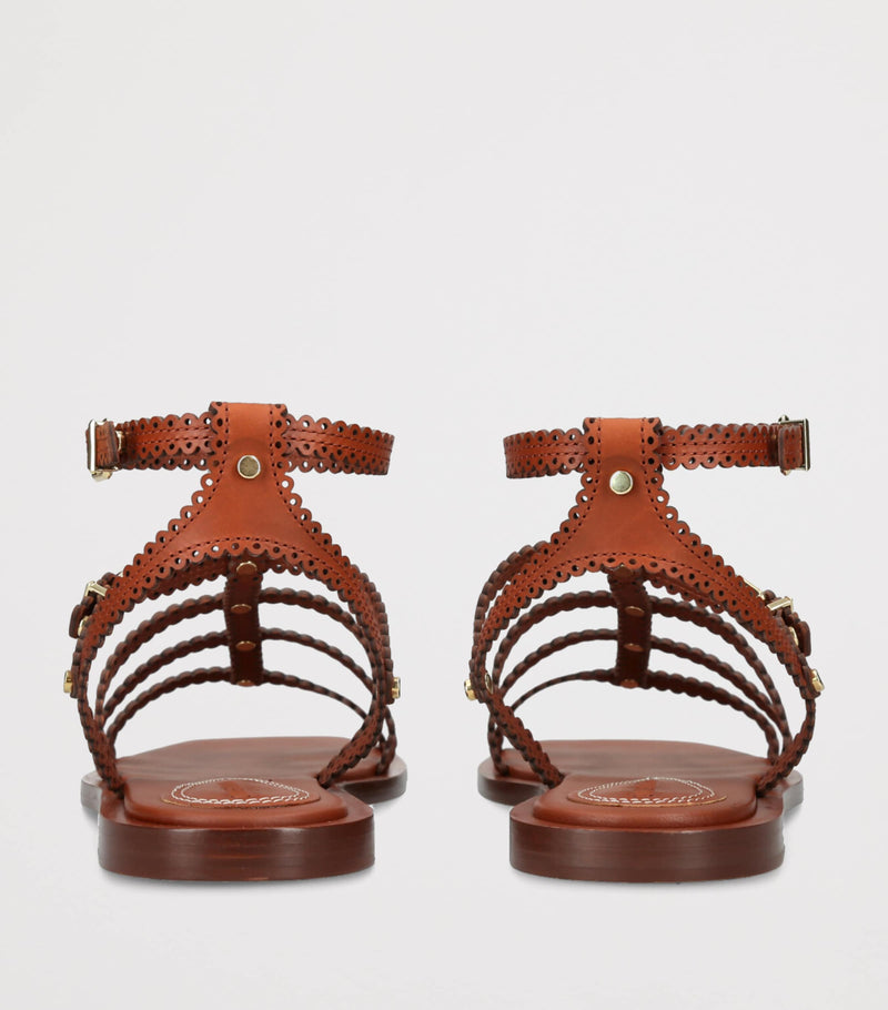 Zimmermann Goldie leather sandals (British brand)