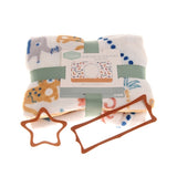 Ziggle Milestone Blanket Safari Animals 120cm x 100cm (British brand)