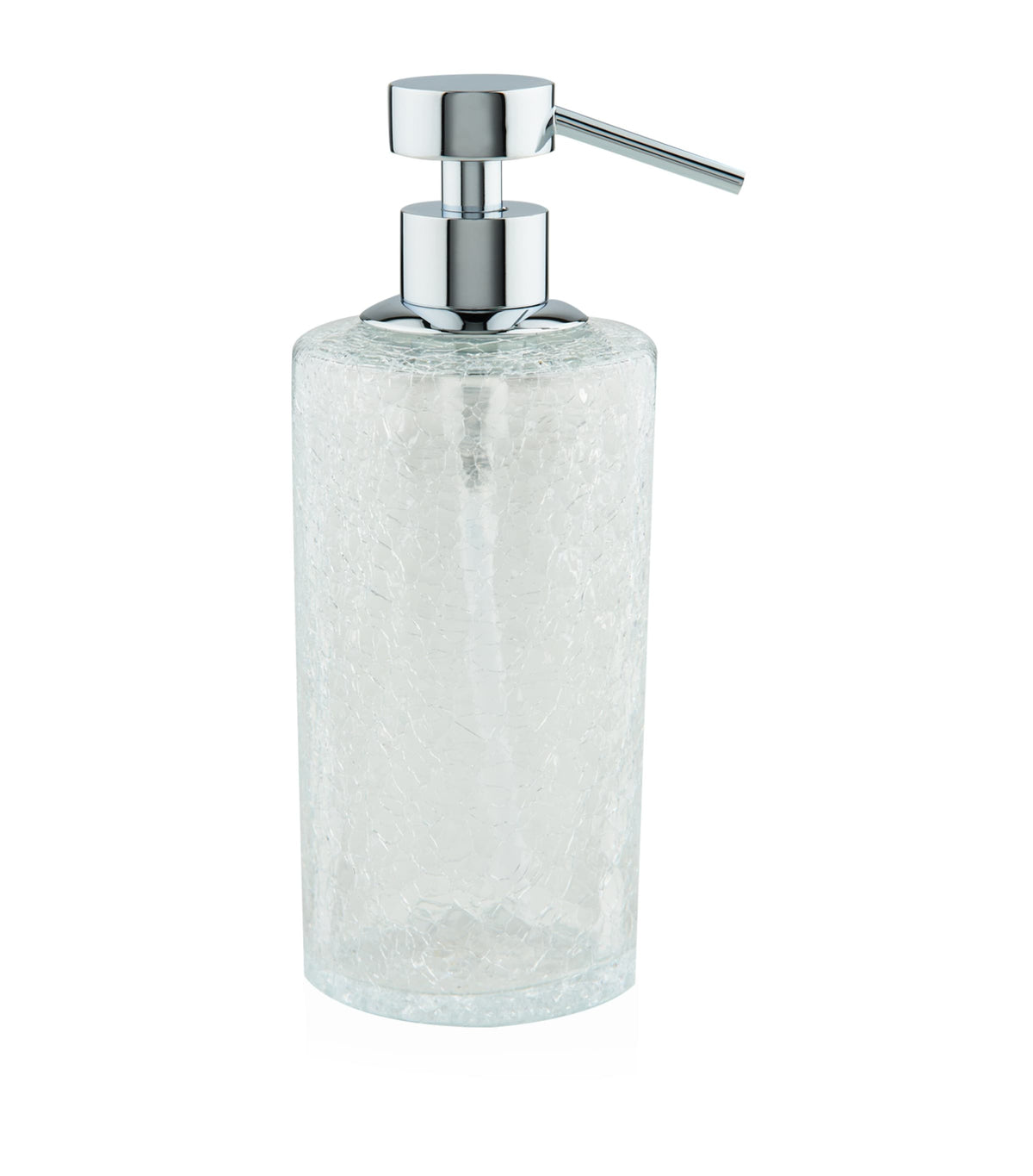 Zodiac cracked crystal soap dispenser (British brand)
