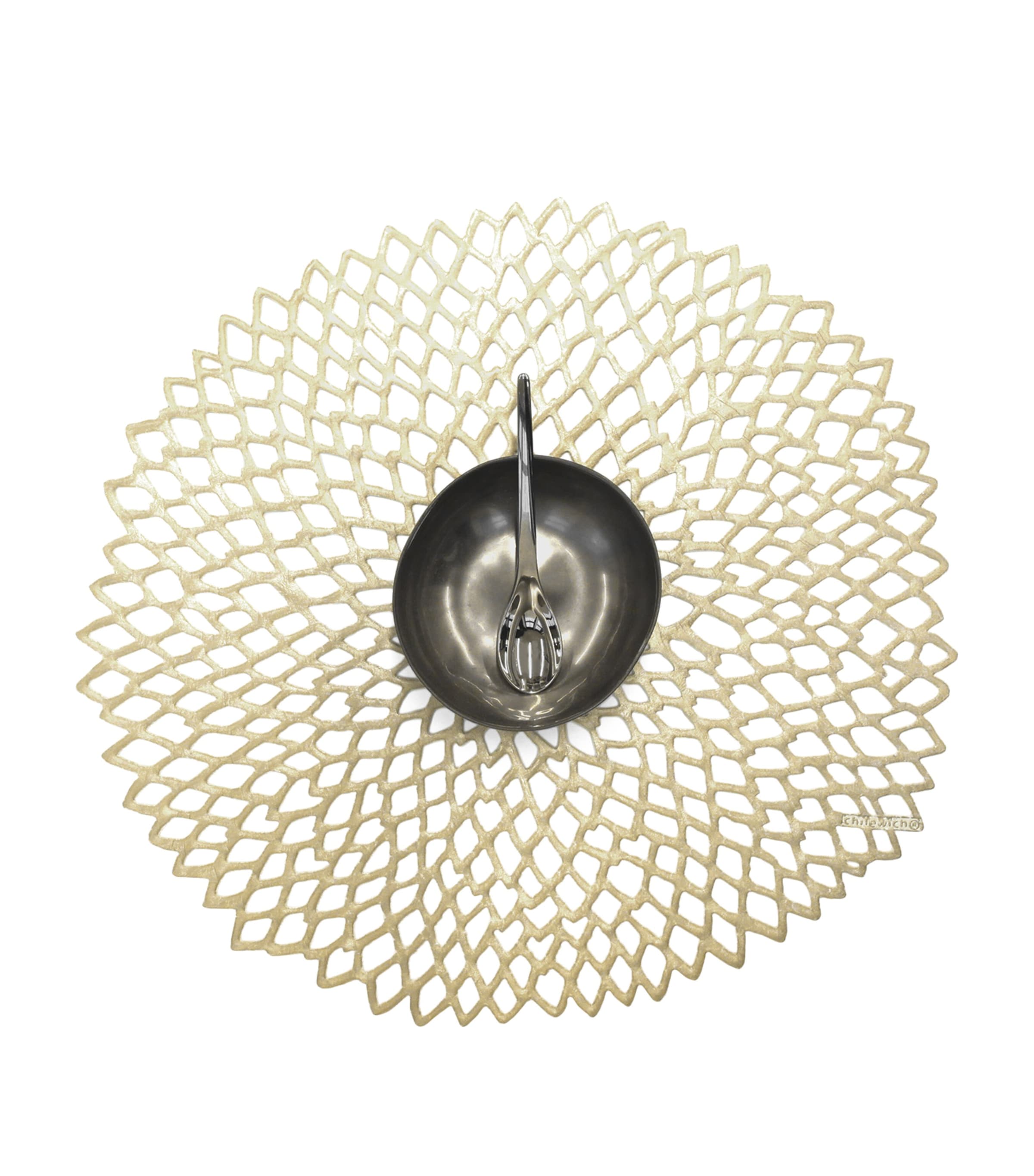 Chilewich Dahlia Round Placemat (38cm)