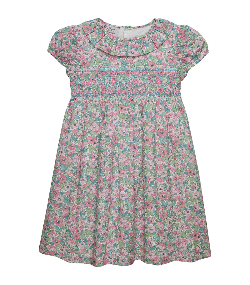 Trotters Cotton Liberty Print Dress for girls 6-11 years (British brand)