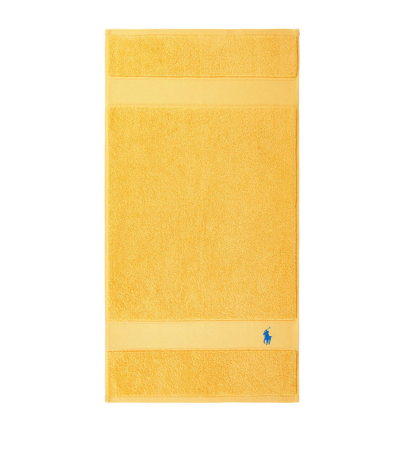 Ralph Lauren Polo Player Guest Towel 40cm x 75cm, imported from the UK