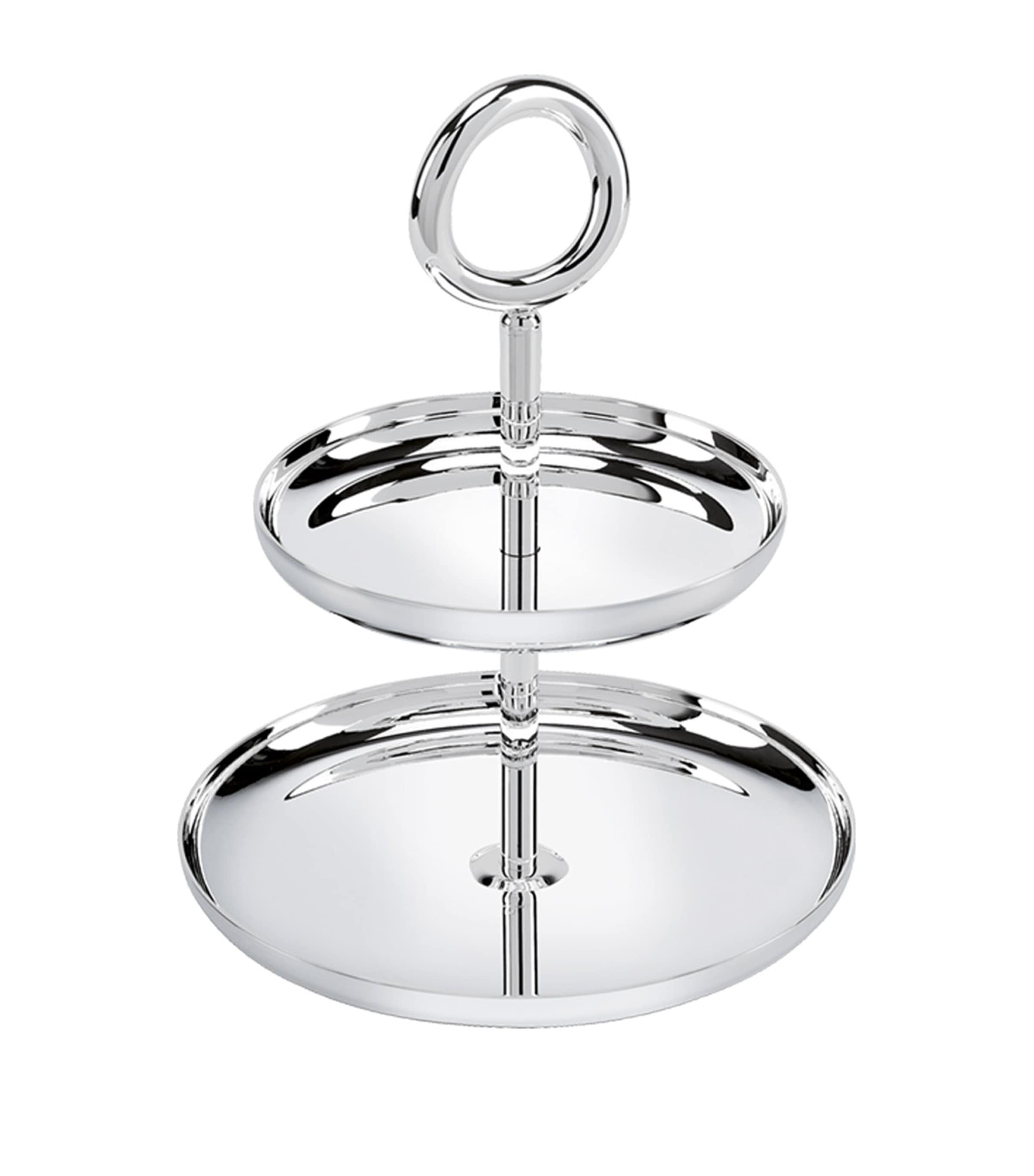 Christofle Vertigo silver-plated dessert stand - British product