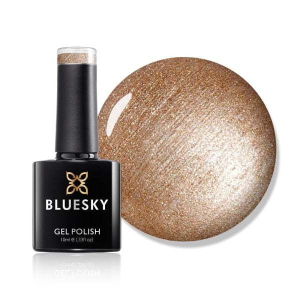 Bluesky Gel Polish Cappuccino Soft Orange Nail Finish - British product