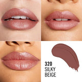 Rimmel Lipstick 320 Silky Beige 4g, imported from the UK
