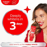 Colgate Max White Ultra Active Foam Whitening Toothpaste 75ml - British product