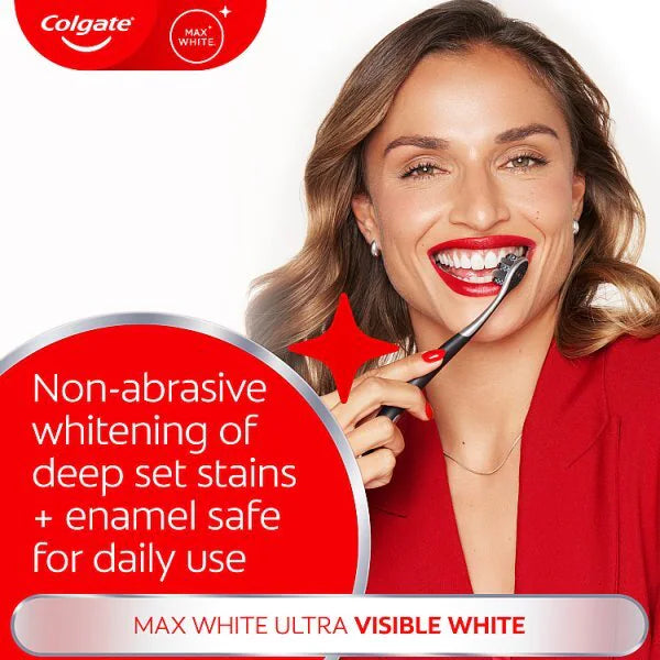 Colgate Max White Ultra Active Foam Whitening Toothpaste 75ml - British product