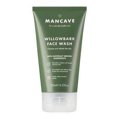 ManCave Willowbark Face Wash Men's Cleanser 125ml