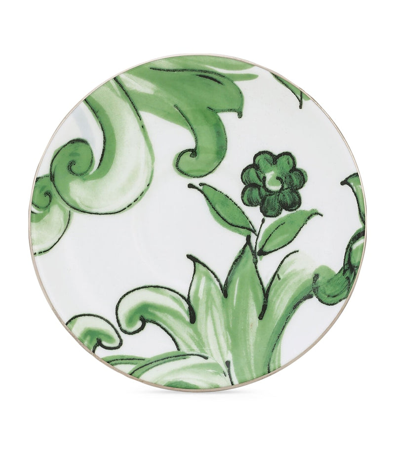 Dolce&Gabbana Casa Porcelain Majolica Teacup and Saucer