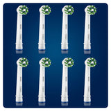 Oral-B CrossAction Brush Heads, 8 Pack - McGrocer