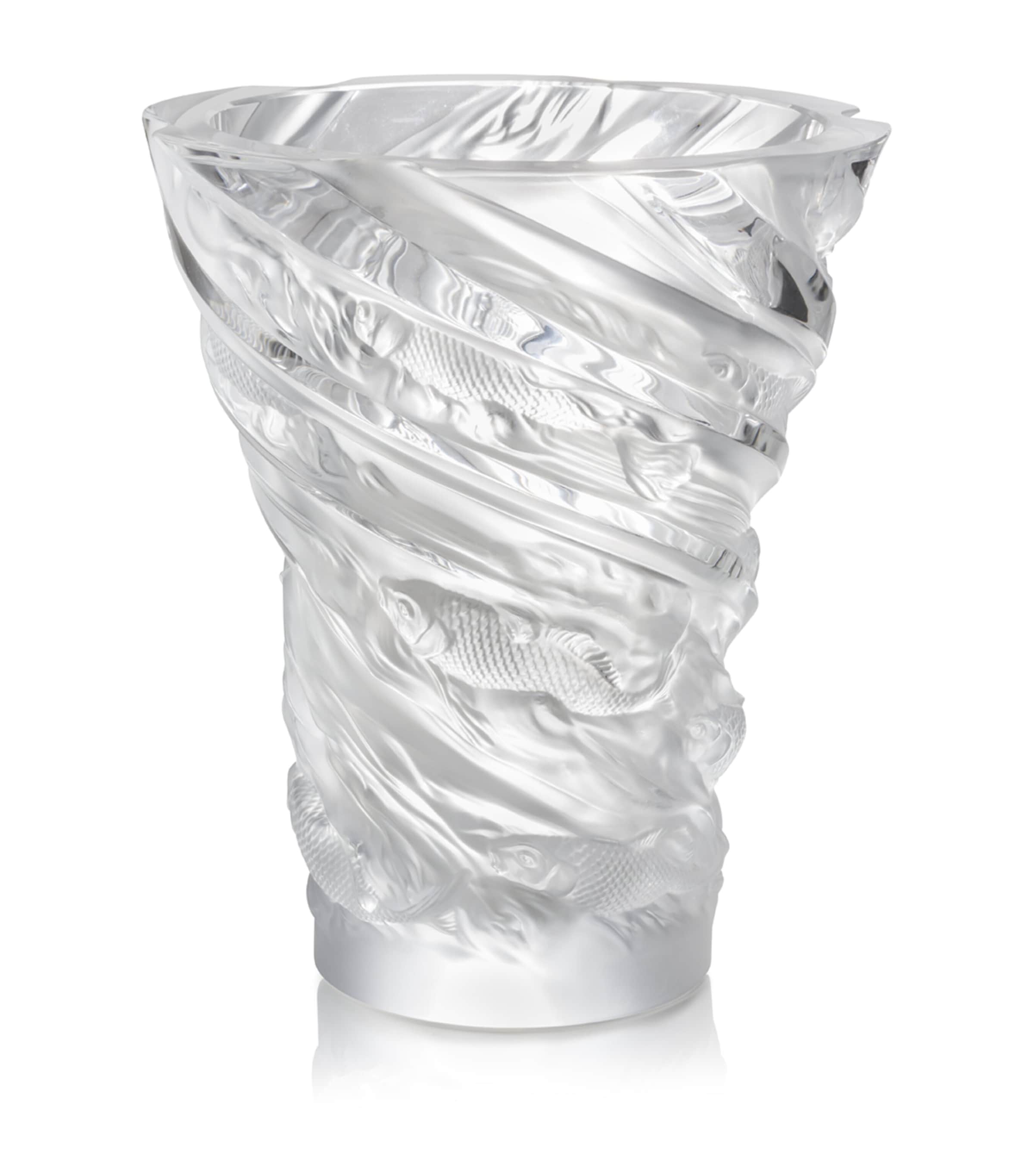 Lalique Koi Fish Vase (35cm)
