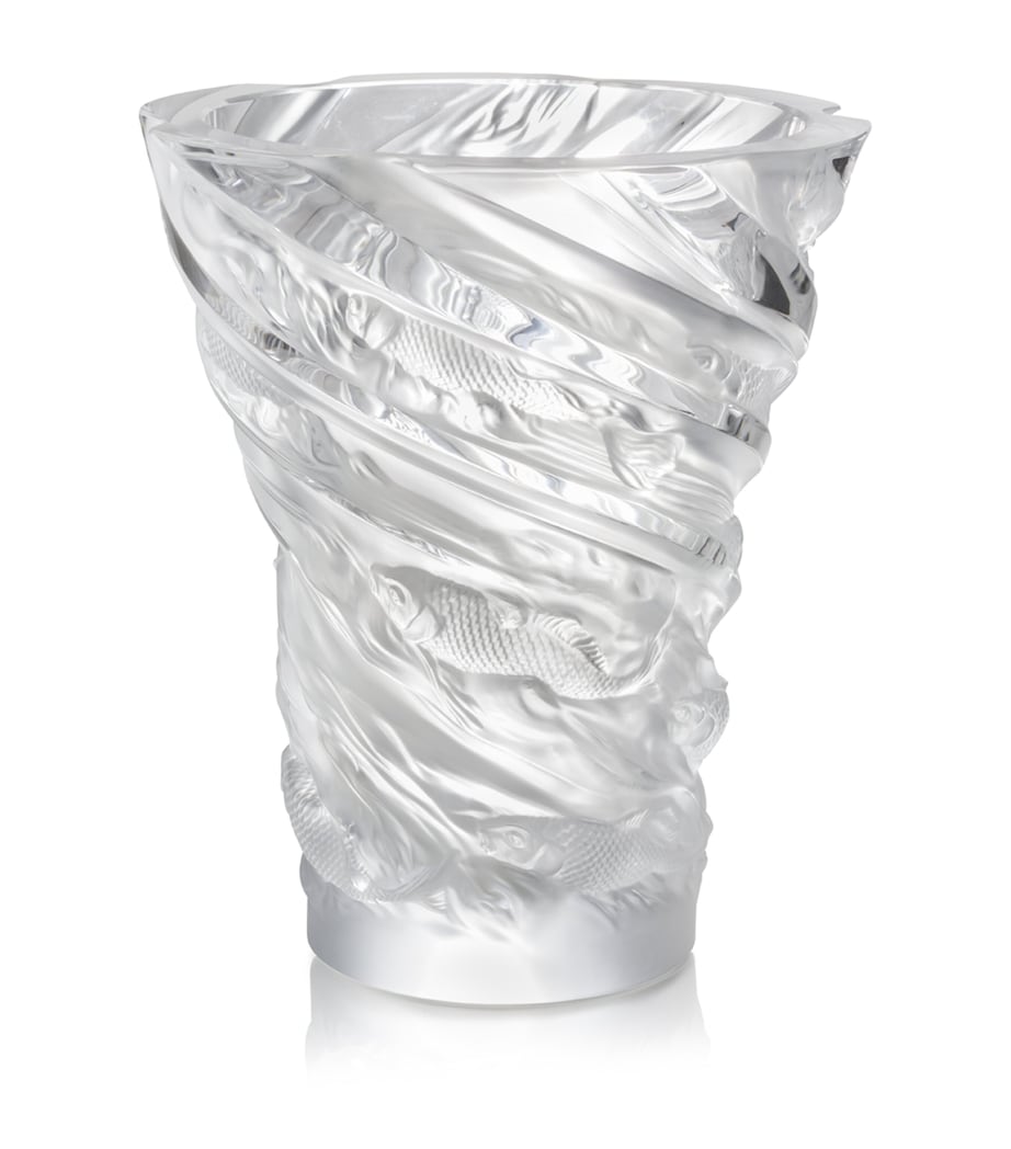 Lalique Koi Fish Vase (35cm)