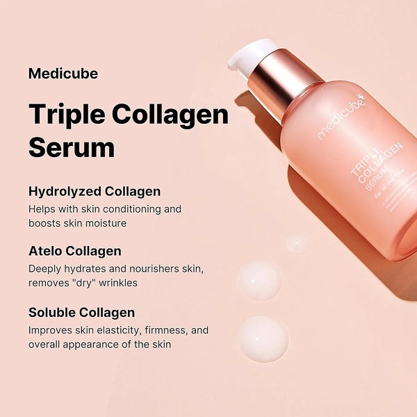 Medicube Triple Collagen Serum 4.0, imported from the UK