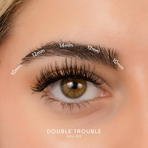 House of Amor False Eyelashes D Curl Short, UK version