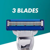 Gillette Mach3 Turbo Razor Blades 4 Pack, UK version