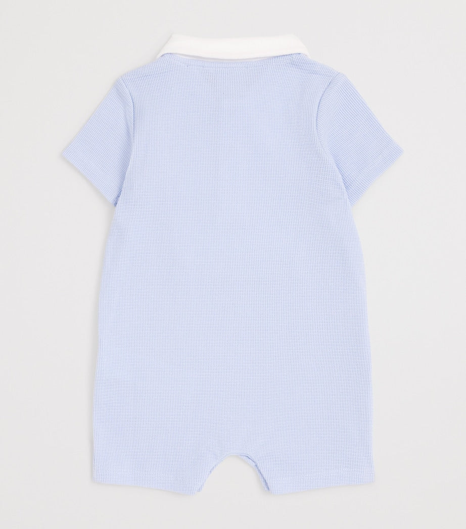 BOSS cotton contrast-bib playsuit for infants 1-18 months - British product