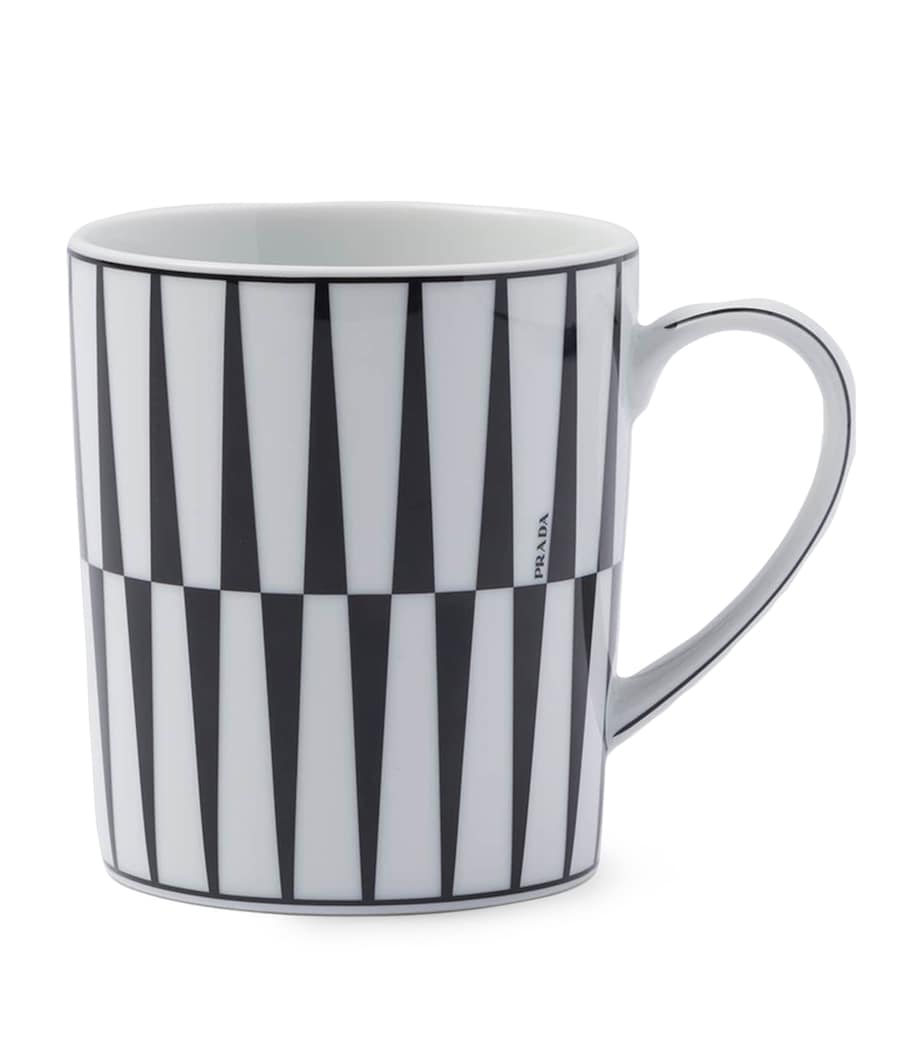 Prada porcelain stripes mug, imported from the UK