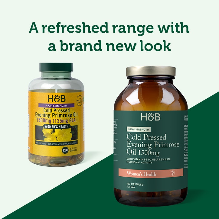 Holland & Barrett High Strength Cold Pressed Evening Primrose Oil 1500mg 120 Capsules - 998986