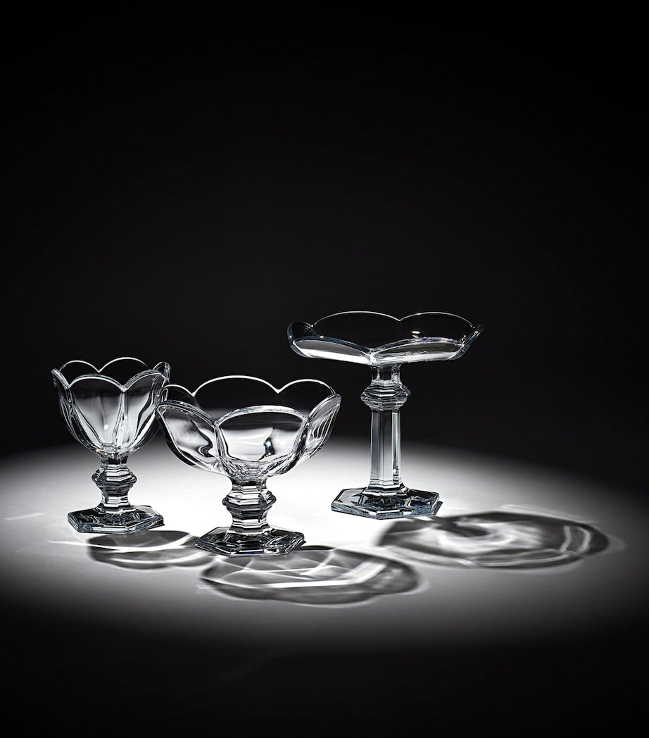 Baccarat crystal tulip champagne saucer 16.5cm - British product