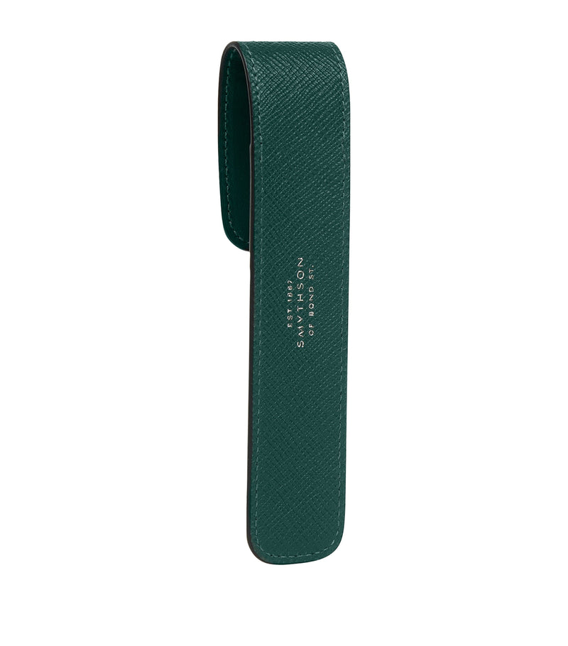 Smythson leather pen sleeve (British brand)