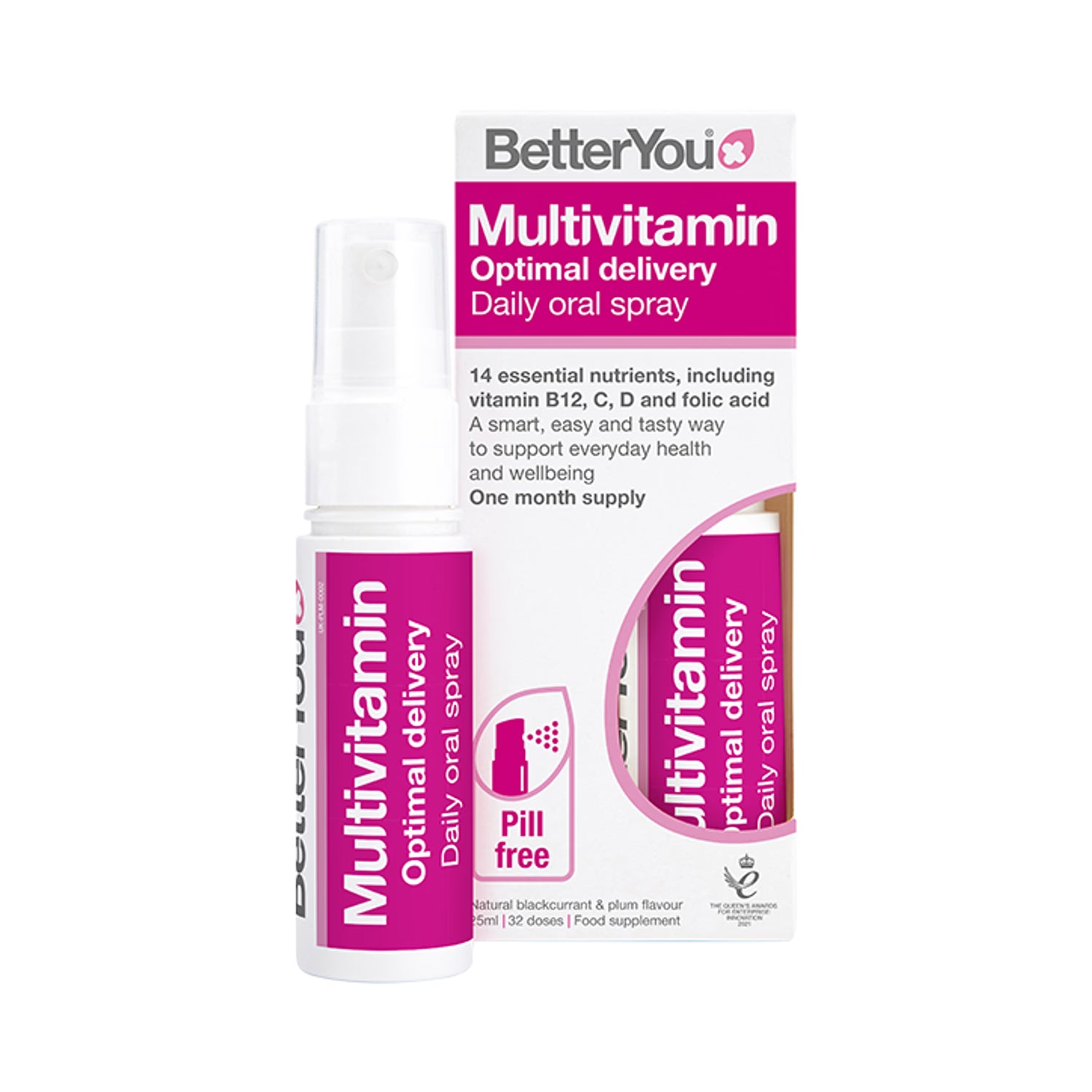BetterYou MultiVit Oral Spray 25ml - British product