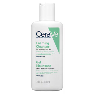 CeraVe Foaming Cleanser with Niacinamide Normal to Oily Skin 88ml