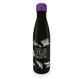 Wednesday Don't Care metal vacuum insulated water bottle 500ml (British brand)
