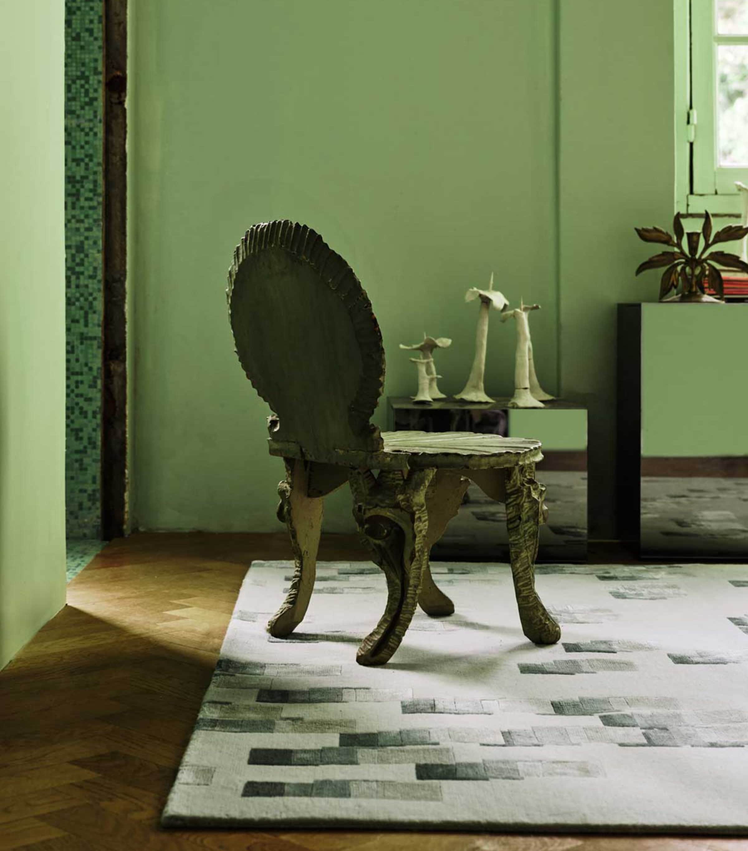 The Rug Company x Kelly Wearstler Runa Pistachio Rug (2.44m x 3.05m)