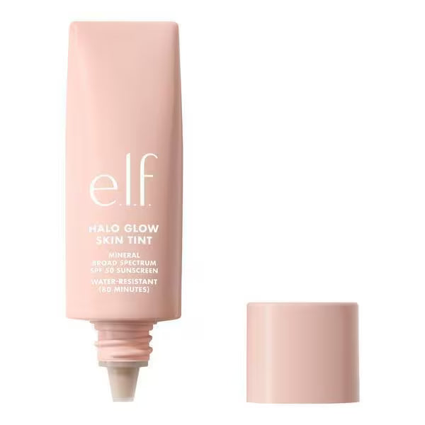 e.l.f. Halo Glow Skin Tint Foundation SPF 50 Medium Neutral, UK version