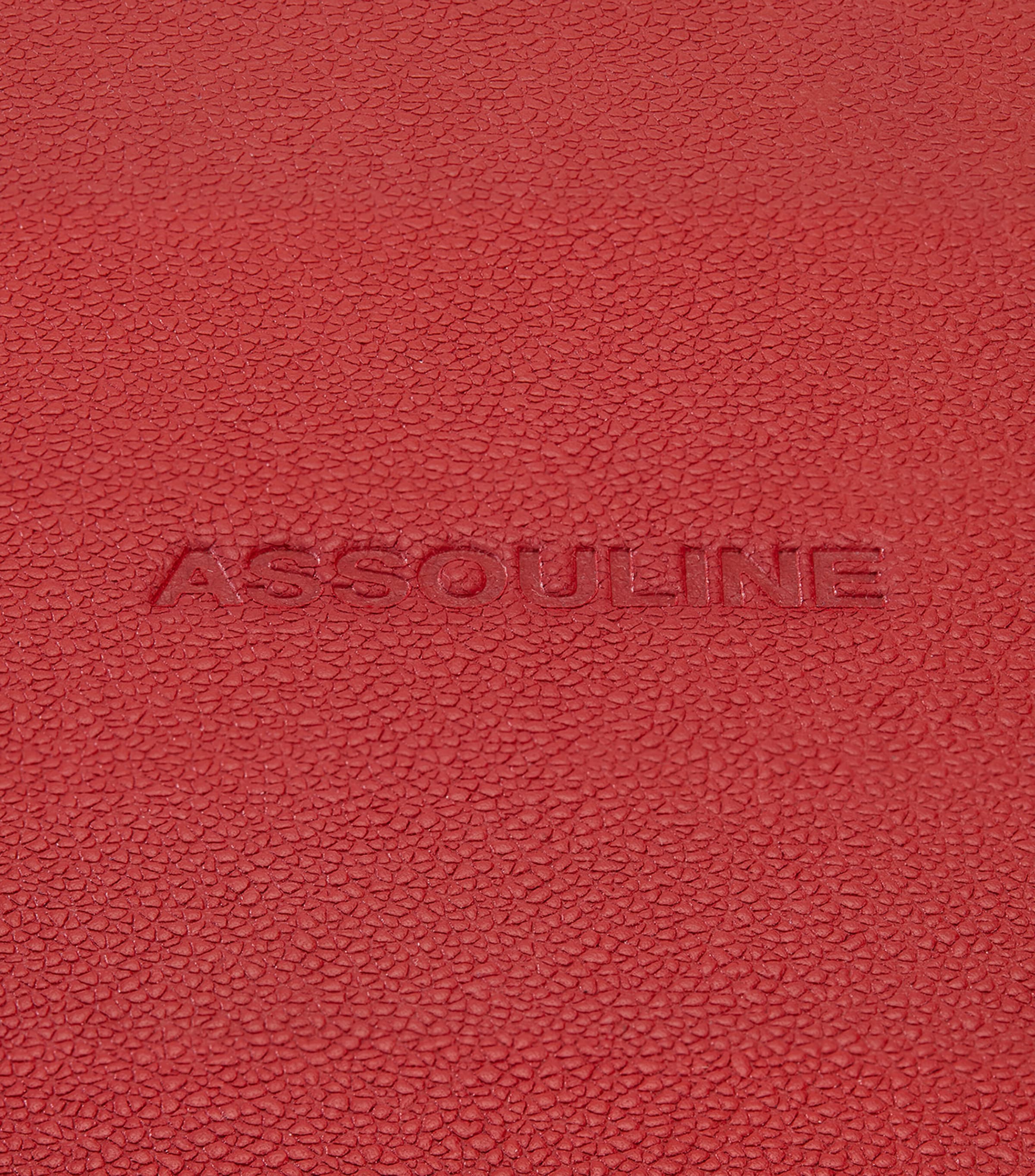 Assouline pebbled leather backgammon set - British product