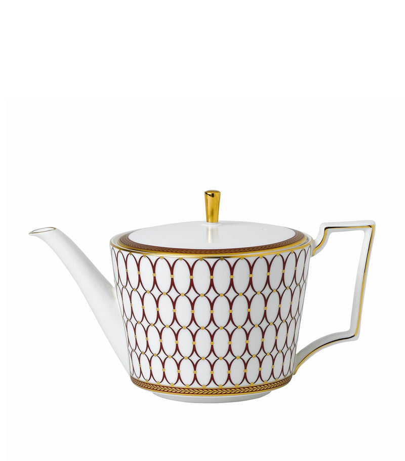 Wedgwood Renaissance Red teapot 1L (British brand)