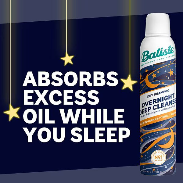 Batiste overnight deep cleanse dry shampoo 200ml - British product