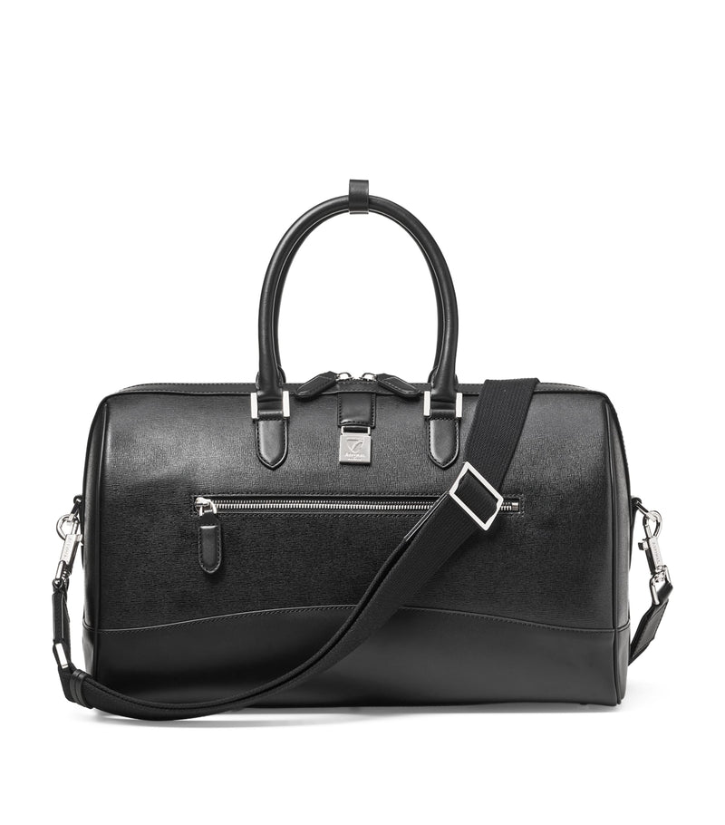 Aspinal Of London Leather Connaught Holdall - British product