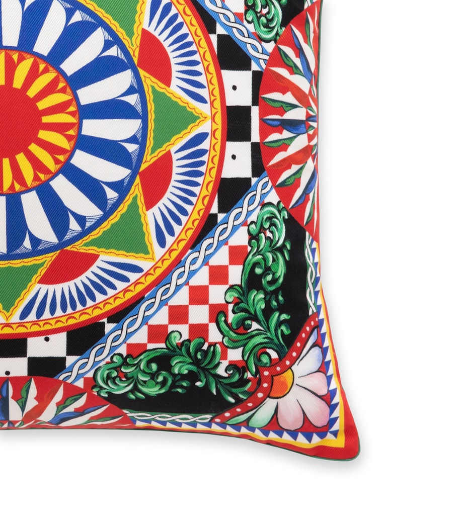 Dolce&Gabbana Casa Silk Carretto Square Cushion (45cm x 45cm)