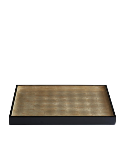 Posh Trading Company Medium Silver Leaf Windsor Tray Serving Tray 46cm x 40cm