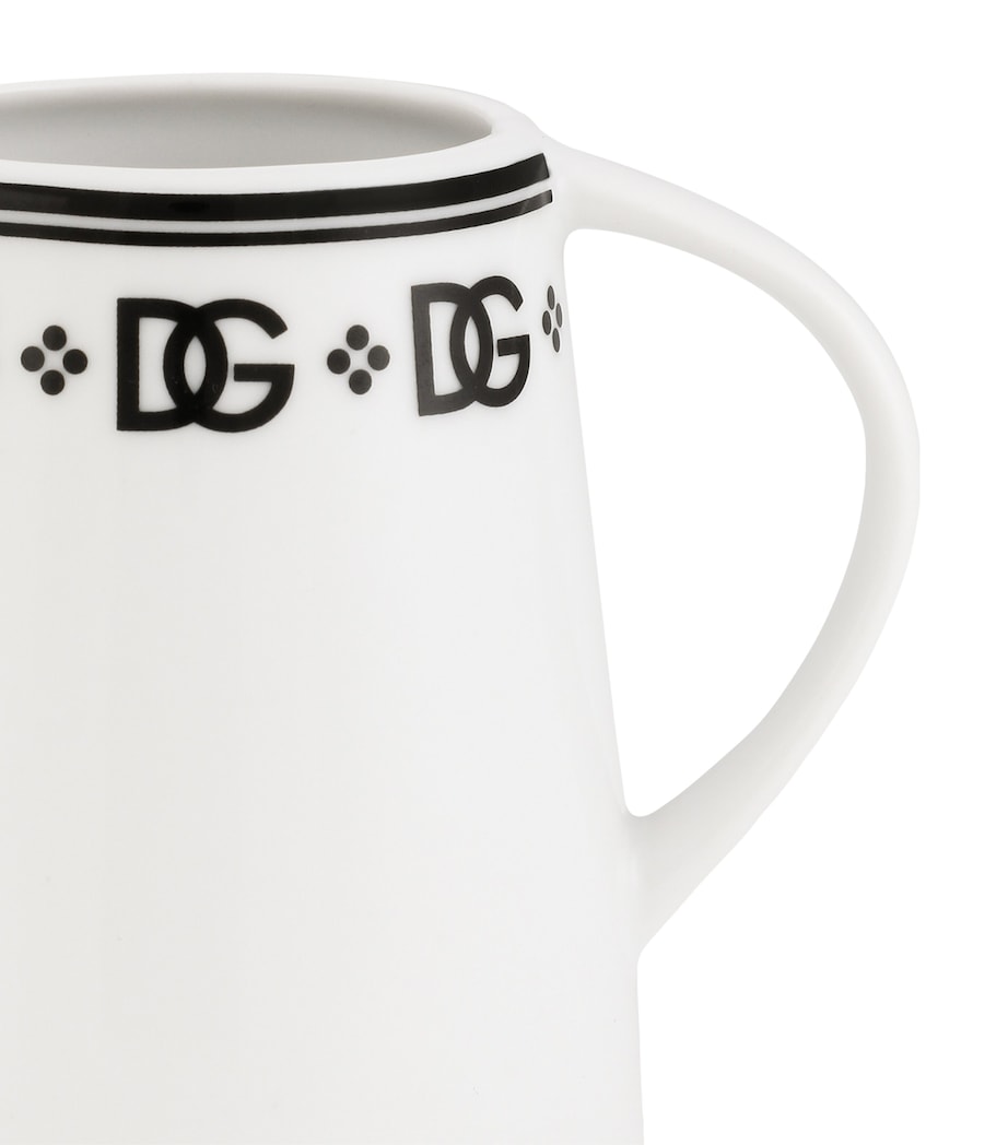 Dolce&Gabbana Casa porcelain milk jug with DG logo - British product