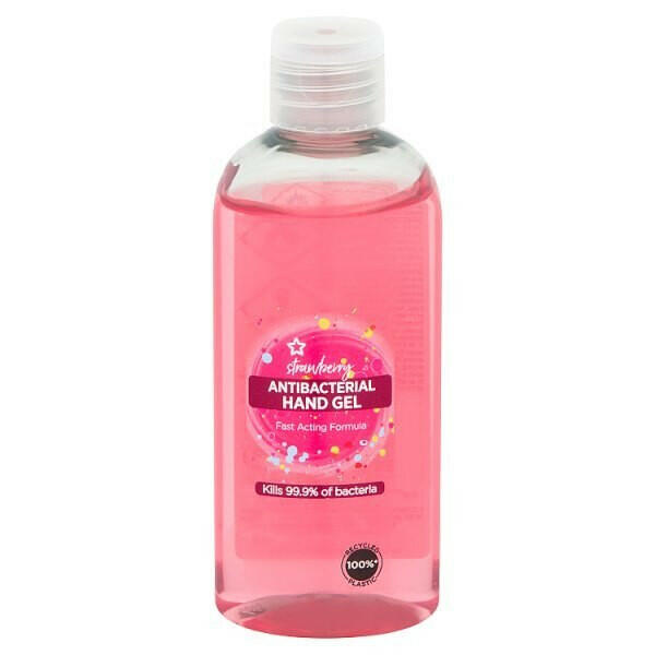 Superdrug Strawberry Sanitizer Hand Gel 100ml GOODS Superdrug   