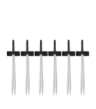 Bugatti stainless steel chopsticks set with resin handles and rests, 35cm - British product