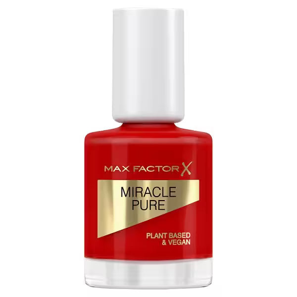 Max Factor Miracle Pure Nail Polish Scarlet Poppy imported from the UK