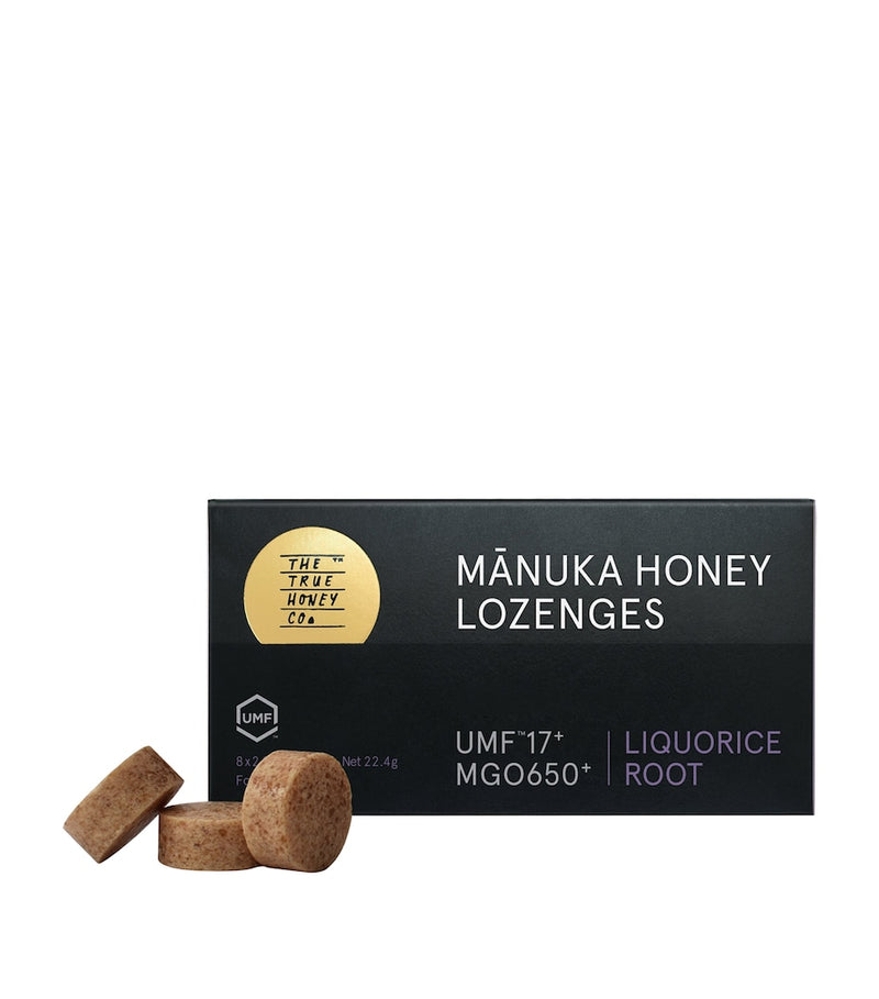 True Honey Co Mnuka Honey Lozenges Bluenesse Lemon 8 capsules (British brand)