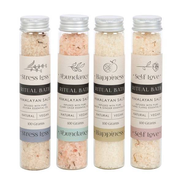 Something Different Herbal Ritual Bath Salts Pack of 4 (British brand)