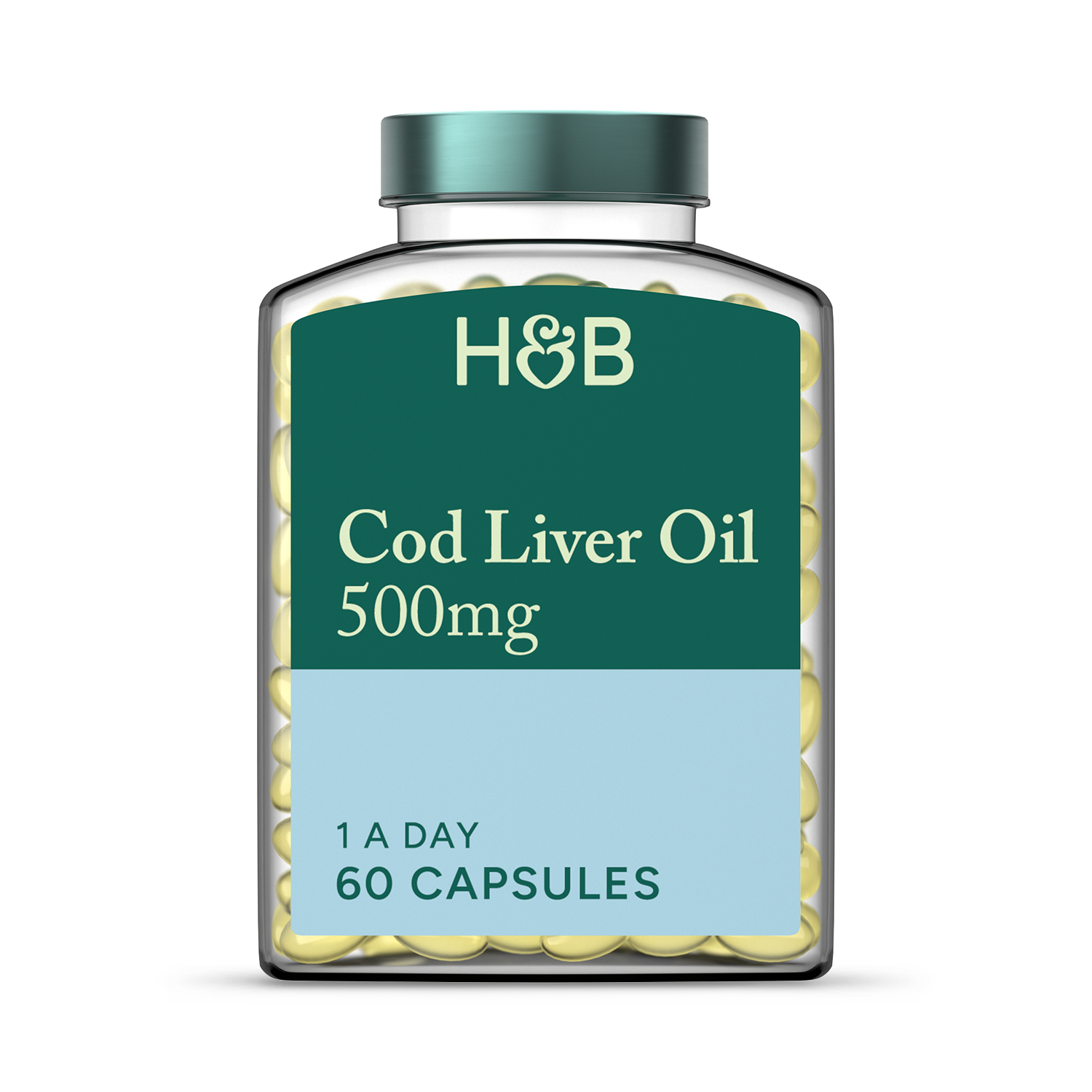 Holland & Barrett Pure Cod Liver Oil 1000mg 240 Capsules - McGrocer